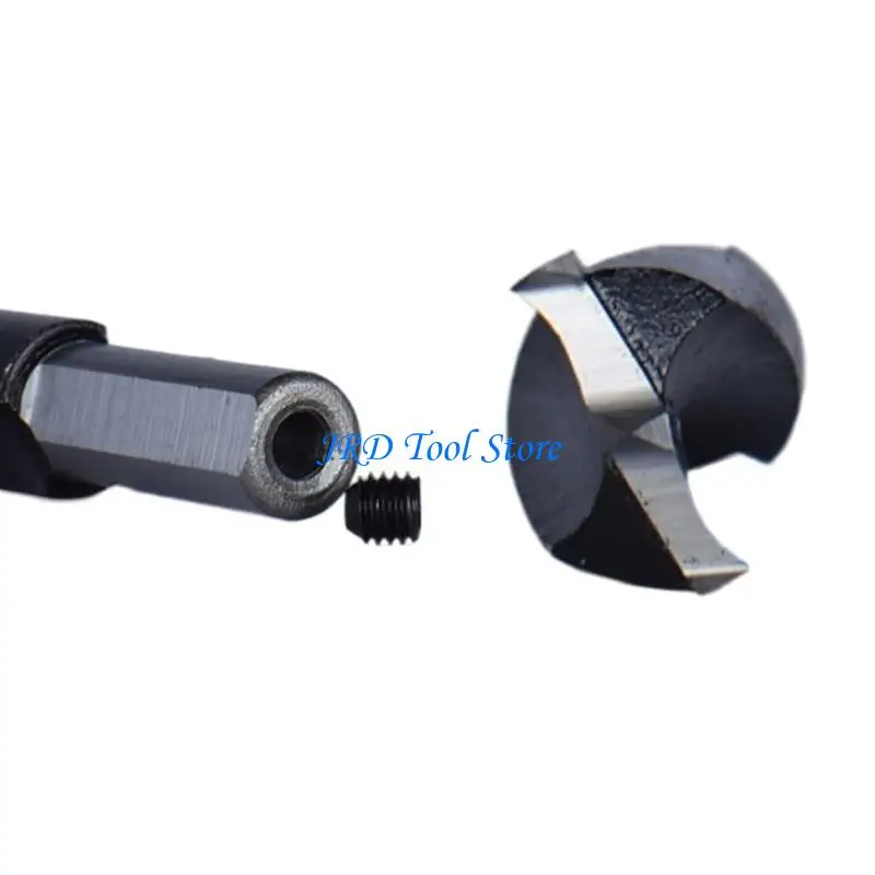 A2UD carpintería carpintería 70 mm Brocas enrutador Bit Broading Two flauta Hole Cutter