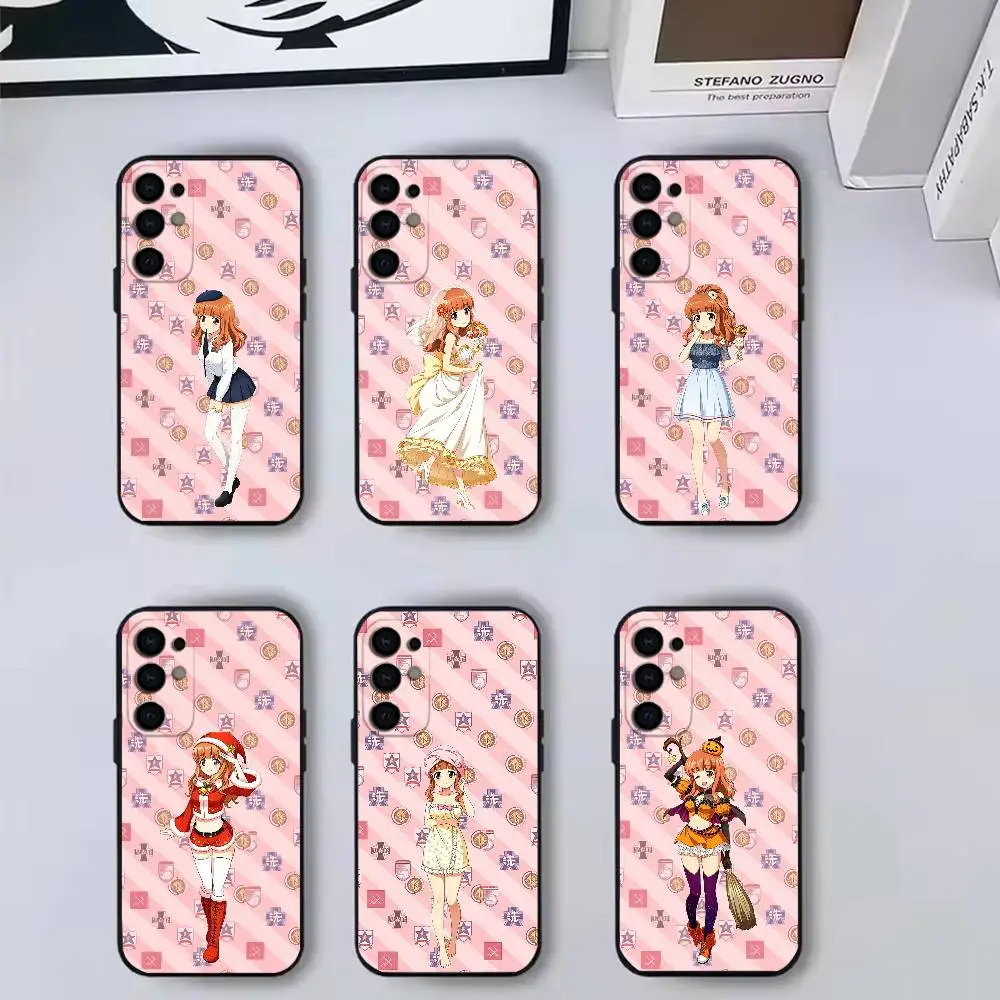 Cute Anime Takbe Saori Gift  Phone Case For Samsung S25,S24,S21,S22,S23,S30,Ultra,S20,Plus,Fe,Soft Silicone Black Cover