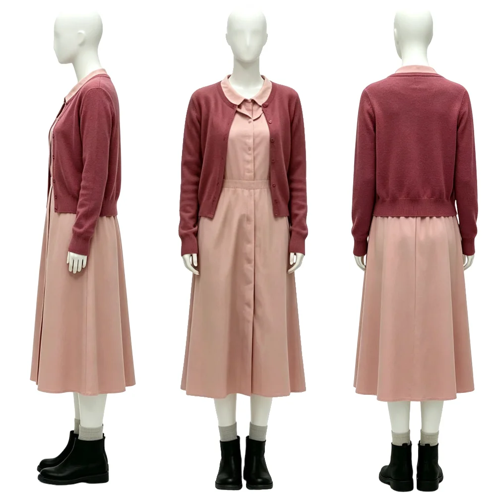 Midi Dress - Costume de cosplay Carrie, tenue pour