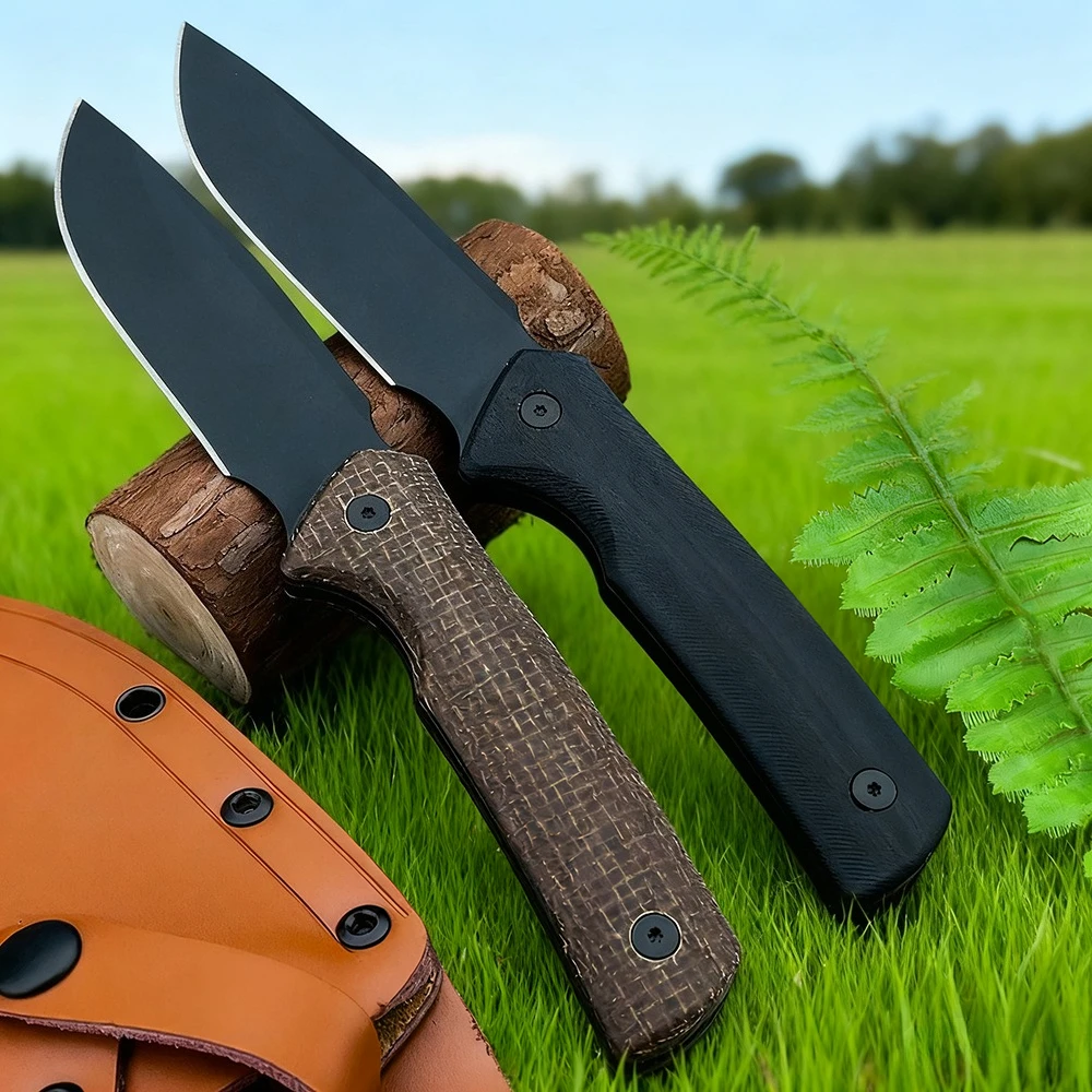 صلابة عالية في الهواء الطلق EDC التخييم شواء سكين المحمولة البرية مغامرة بقاء الصيد سكين جيب أدوات الإنقاذ الغابة #1