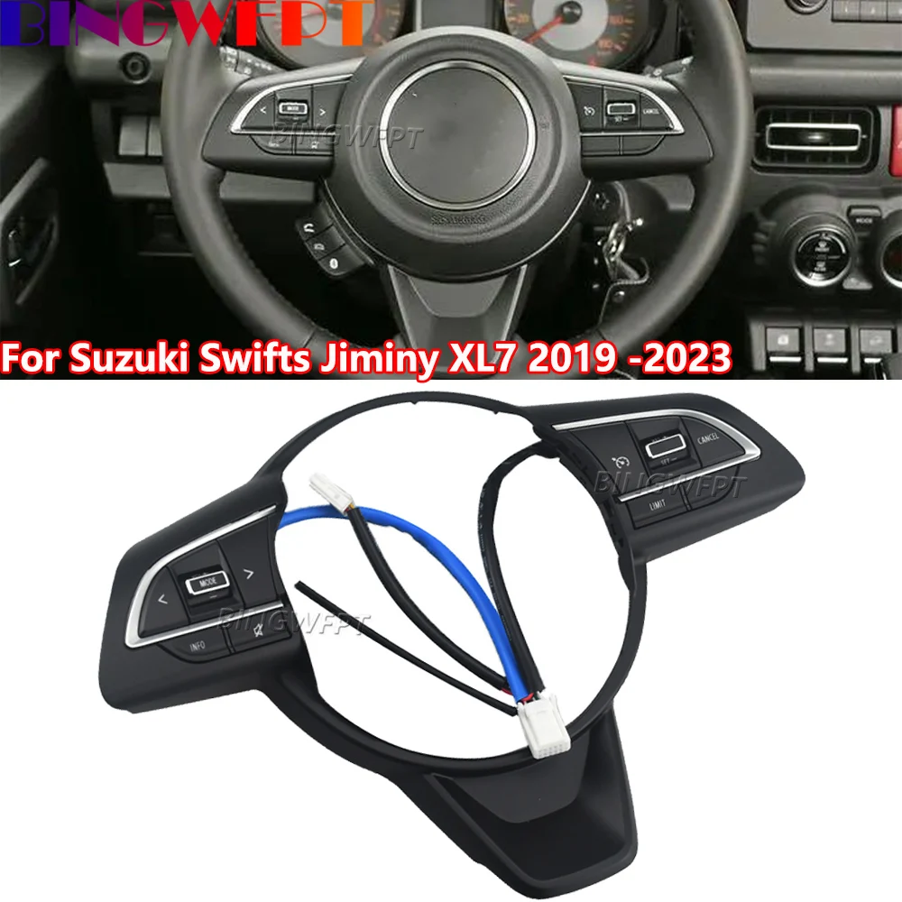 

Car Multi-functional Steering Wheel Buttons For Suzuki Swifts Jiminy XL7 2019 -2023 Multimedia Adjust Cruise Control Switch