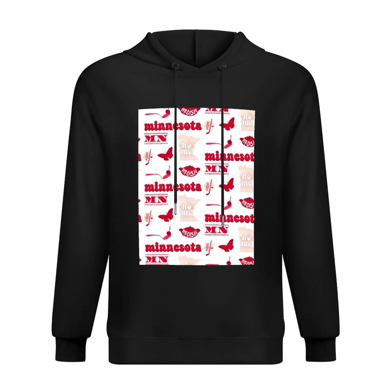 

Red Watercolor Minnesota US State Pack Hoodie men's clothing graphic t shirts men male clothes mens clothes tracksuit