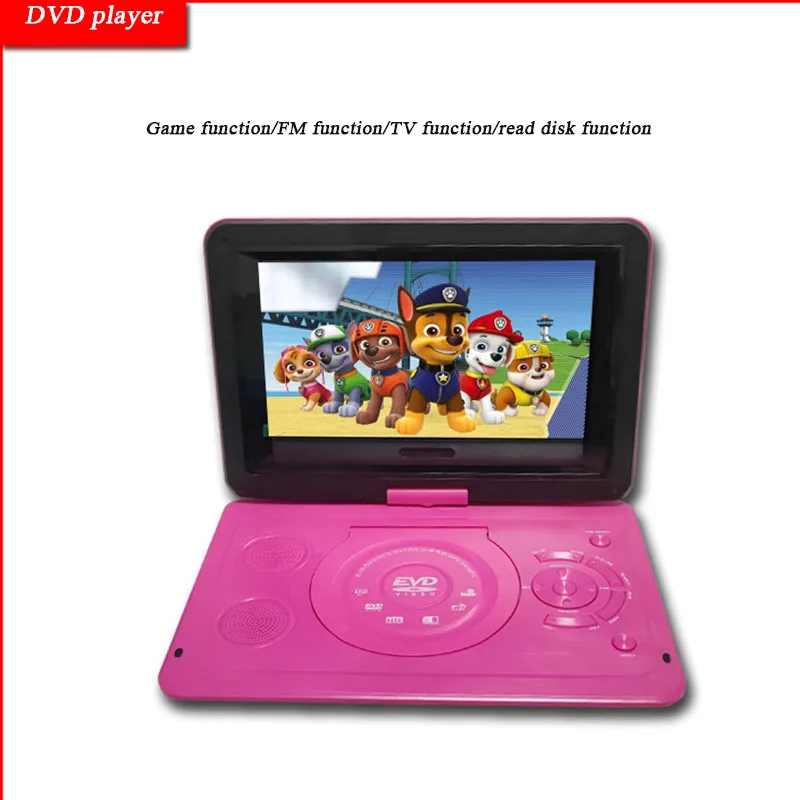 13.9 Inch Portable Mobile DVD Player 12V Rechargeble Super Seismic Hd EVD DVD Player with Large Capacity Durable Battery