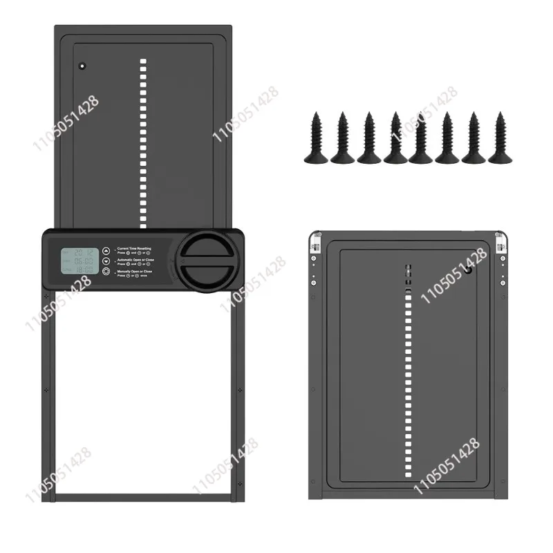 Intelligent automatic light-sensitive chicken coop door, regular switch door