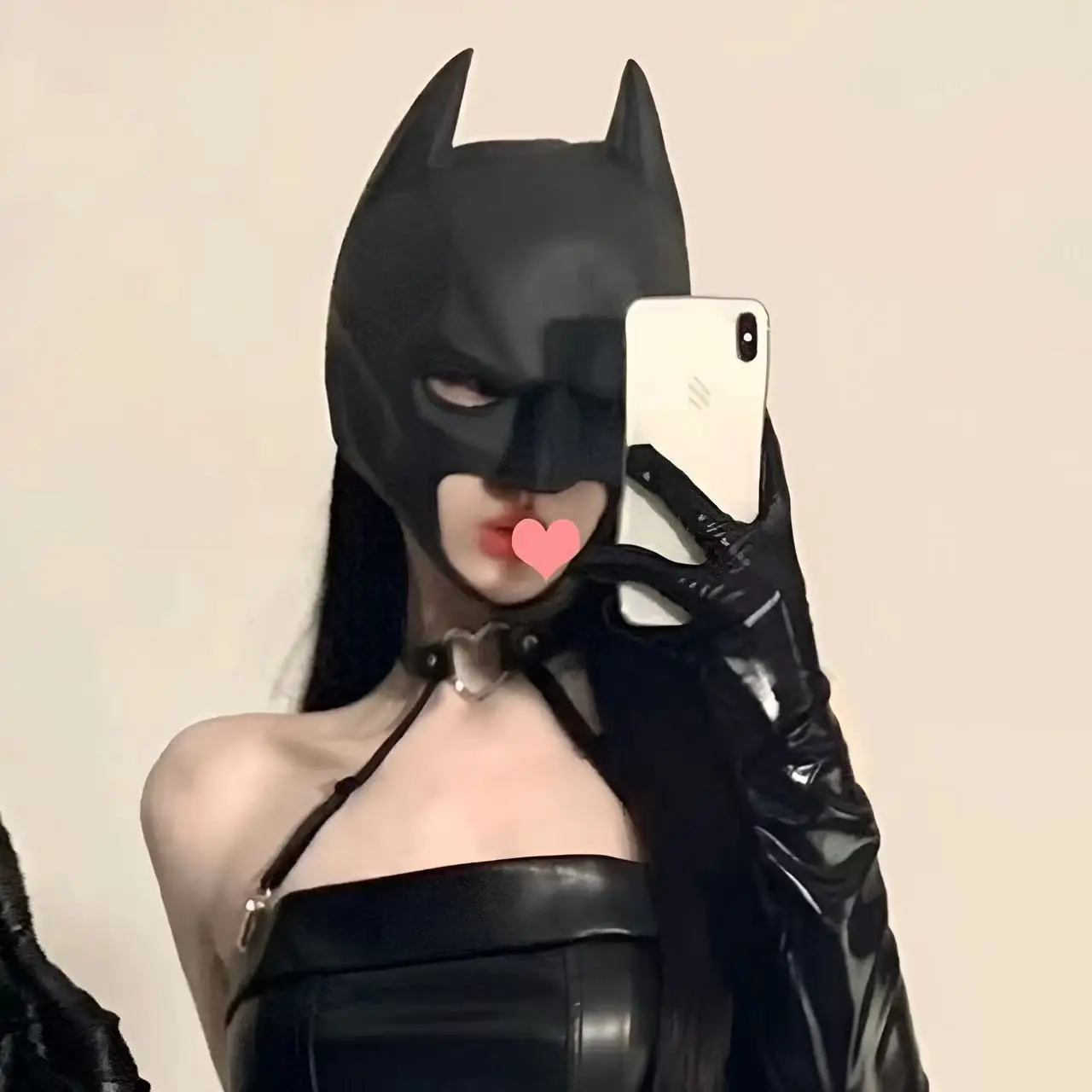 Bat Adult Sexy Cat Headgear Live Streaming Prop Latex Material Cosplay Halloween Night Dance Ball Party Superhero Bats Man Mask