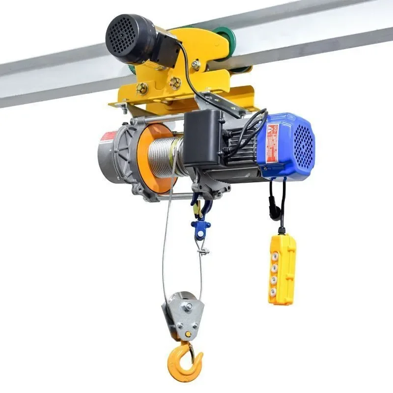 1 ton 2 tons 3 tons conjoined hoist electric sports car 220v four-way I-beam 380v household crane driving