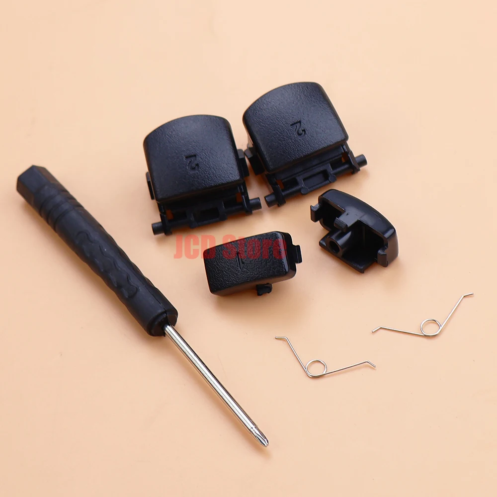 JCD pour contrôleur PS3 L1 R1 L2 R2 boutons de déclenchement bouton en caoutchouc conducteur pièces de réparation ABCD