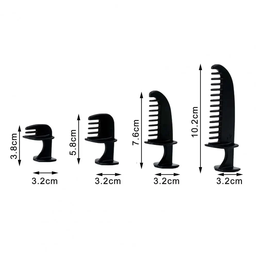 4Pcs Practical Haircutting Template Tool Rulers Templates Universal Haircut Styling Ruler Hairdresser Items Hair Cut Comb Guide
