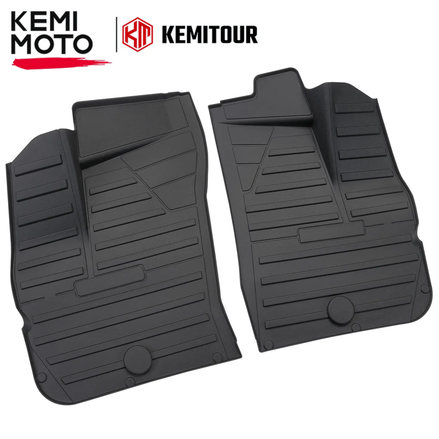 TPE Front Floor Mats Non-Slip Row Floor Liners Mat For CF-MOTO ZFORCE 950 SPORT 2020-2022 950 H.O. SPORT EX 1000 SPORT 2022-2024