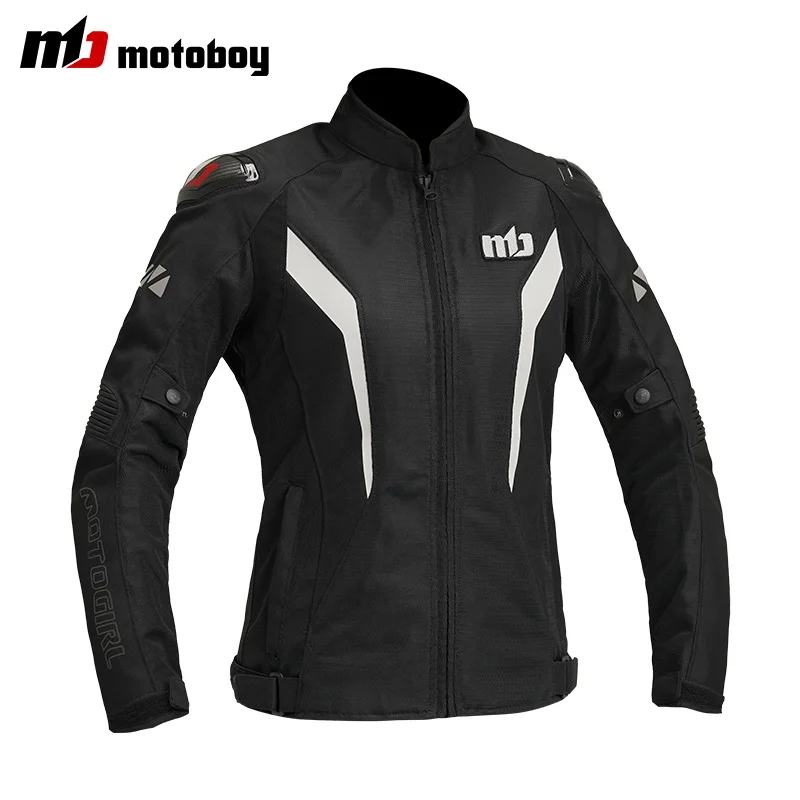 Women Motorcycle Jacket Waterproof Four Season Motorbike Overcoat Pants Reflective Riding Jackets Windproof Suits