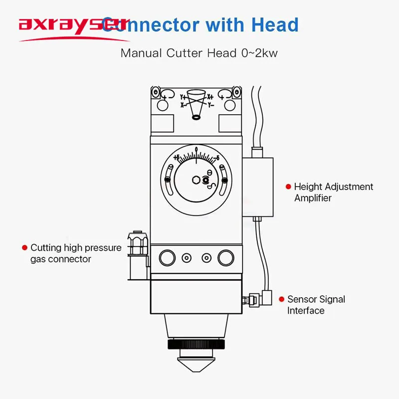 WSX Laser Head KC15A FL150 CL100 2KW Original Power for Fiber Laser Cutting Metals Machine CNC Powerful Parts