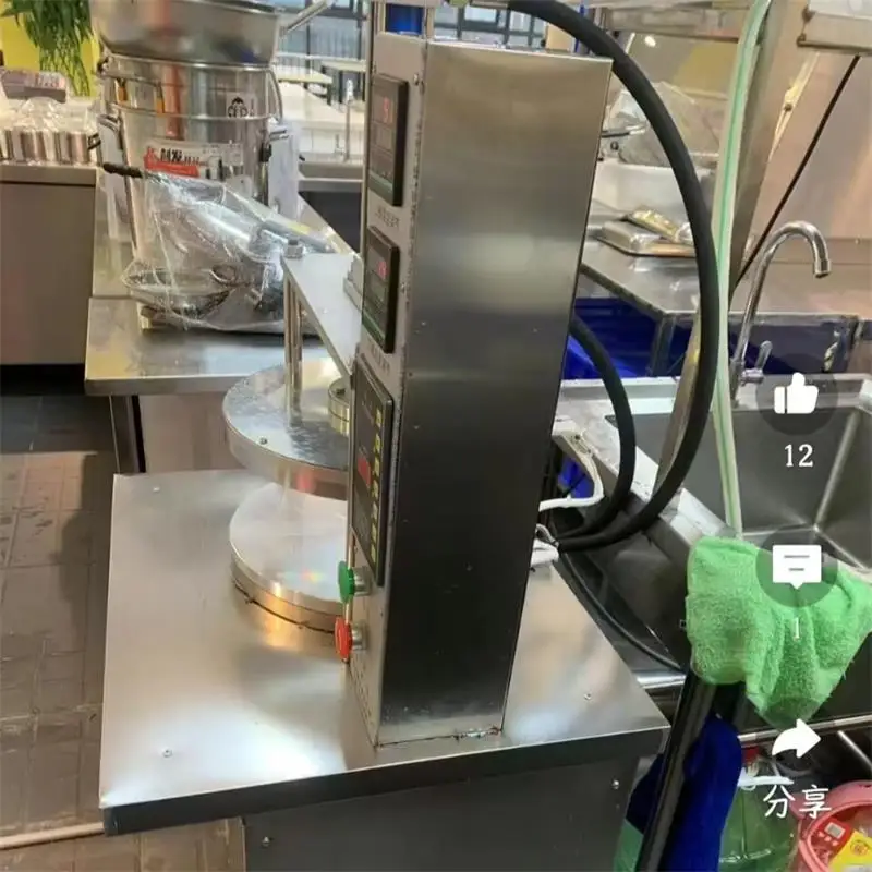 

Автоматический пресс для теста для пиццы, пневматический пресс для тортильи, плоская машина, машина для изготовления блинов