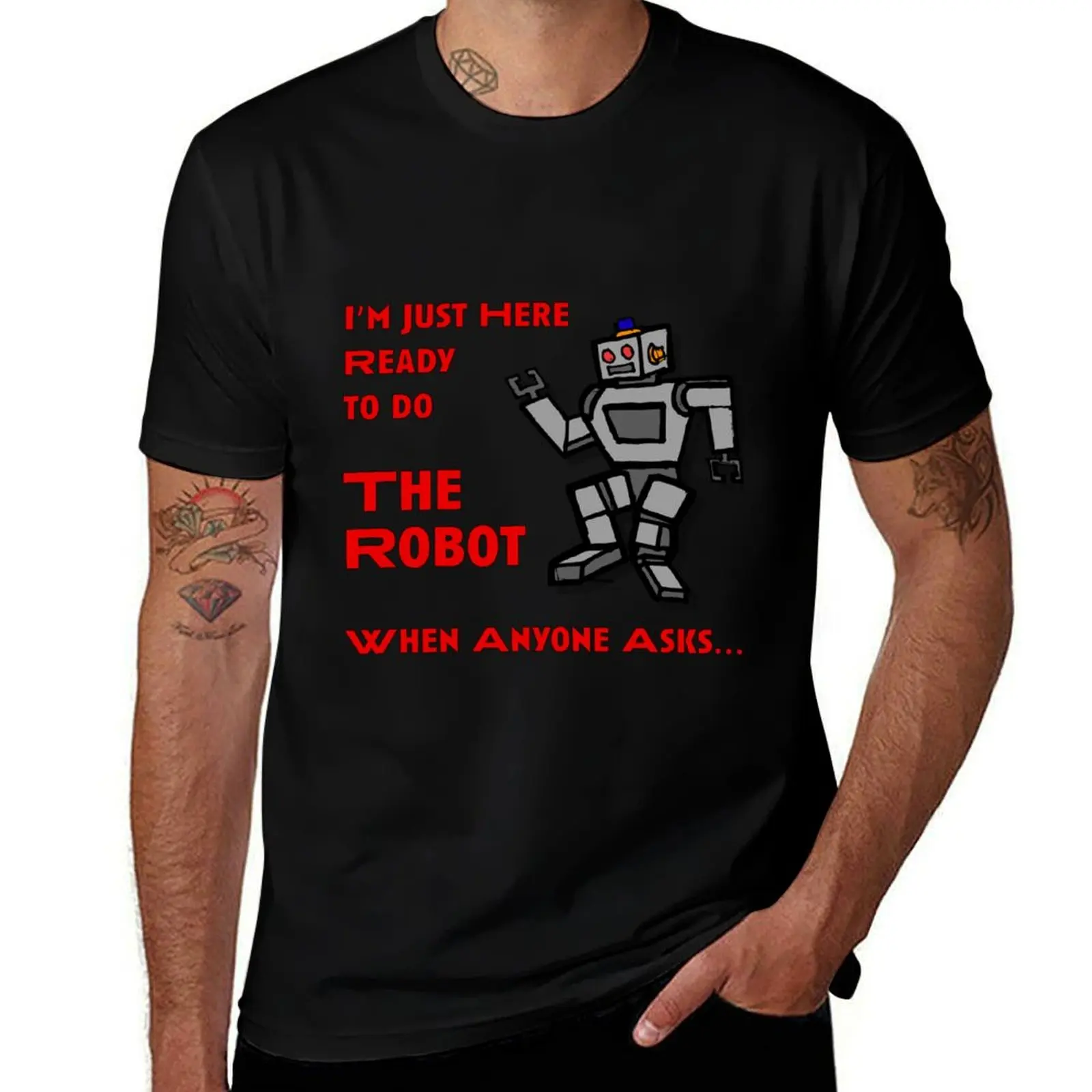 Robot The Do T-Shirt Basic Regular Fit Casual T-Shirt