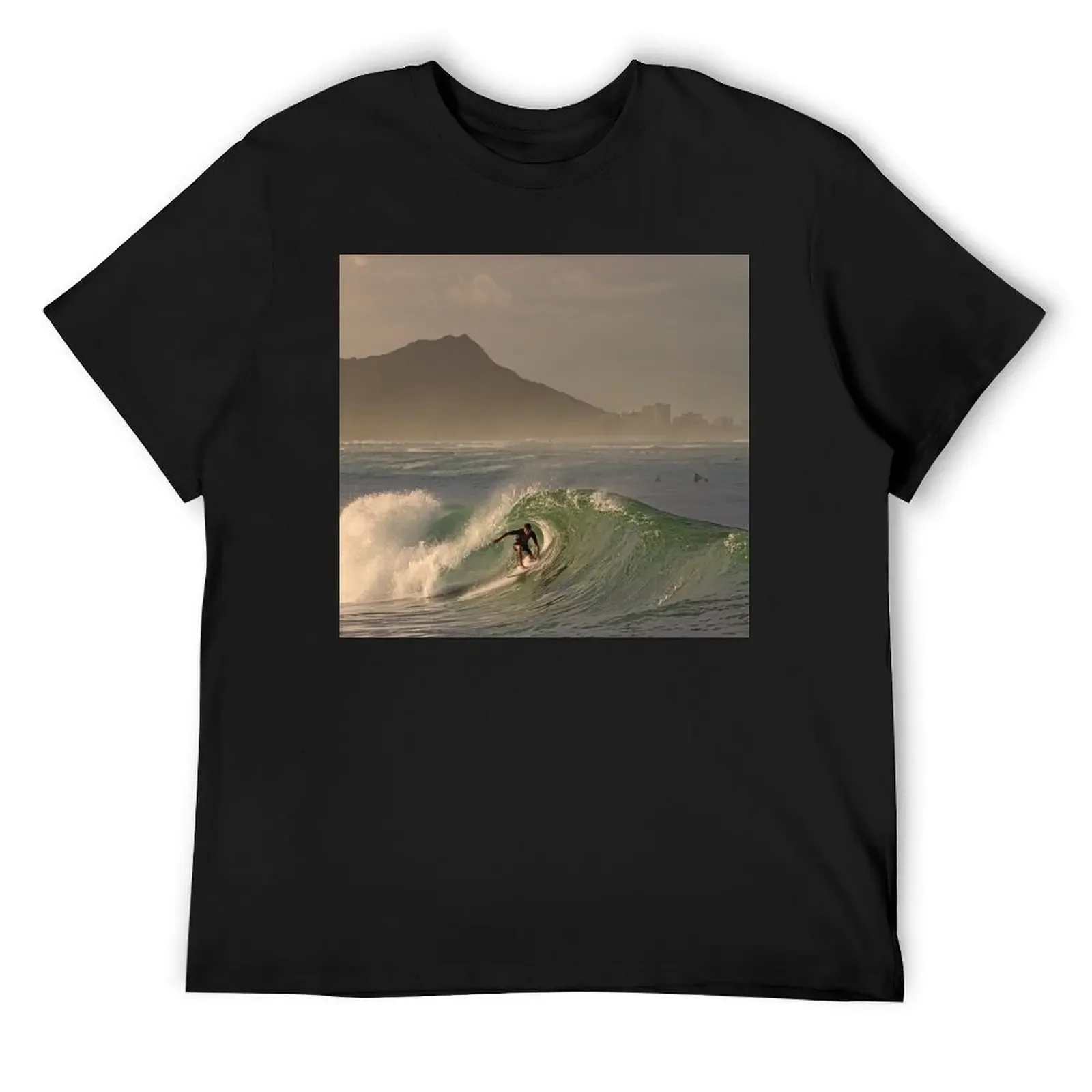 Surfing At Ala Moana Bowls T-Shirt custom shirt plain designer t shirt men