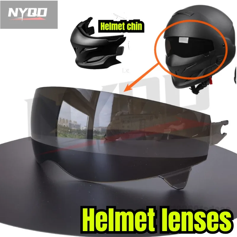 

Domestic Scorpion First Generation Head Helmet Visor Sunshade Board Electroplated Extreme Light Protective Goggles Universal Day