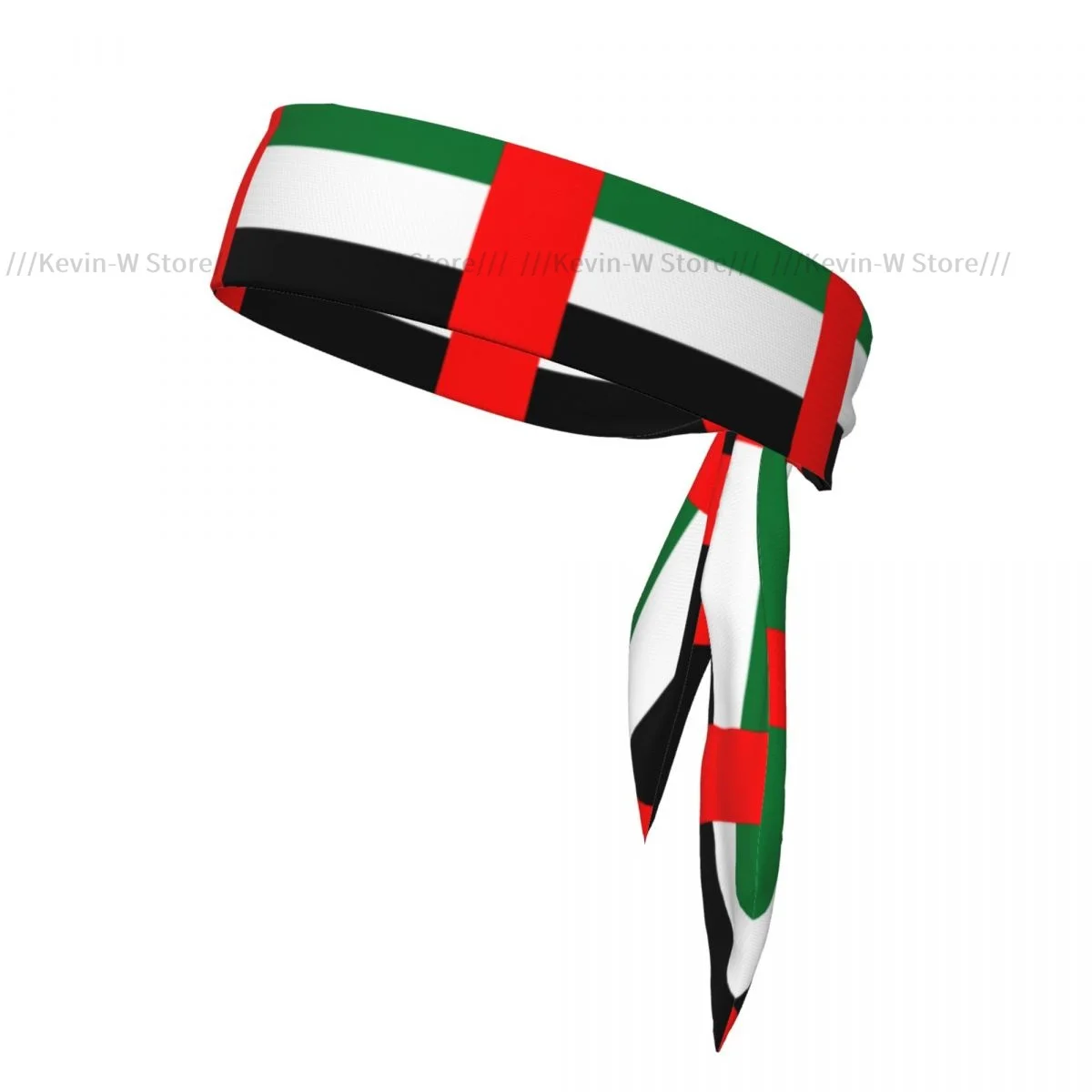 Flag Of The United Arab Emirates Bandanas Hairband Head Tie Sports Headband for Running Tennis Karate Athletics Brief Style