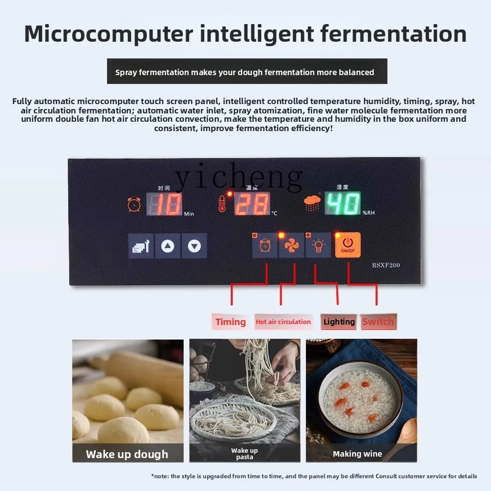 Scatola per la fermentazione del pane ZZ, impasta commerciale a temperatura costante, scatola per la sveglia automatica con spray schiumogeno a doppio strato