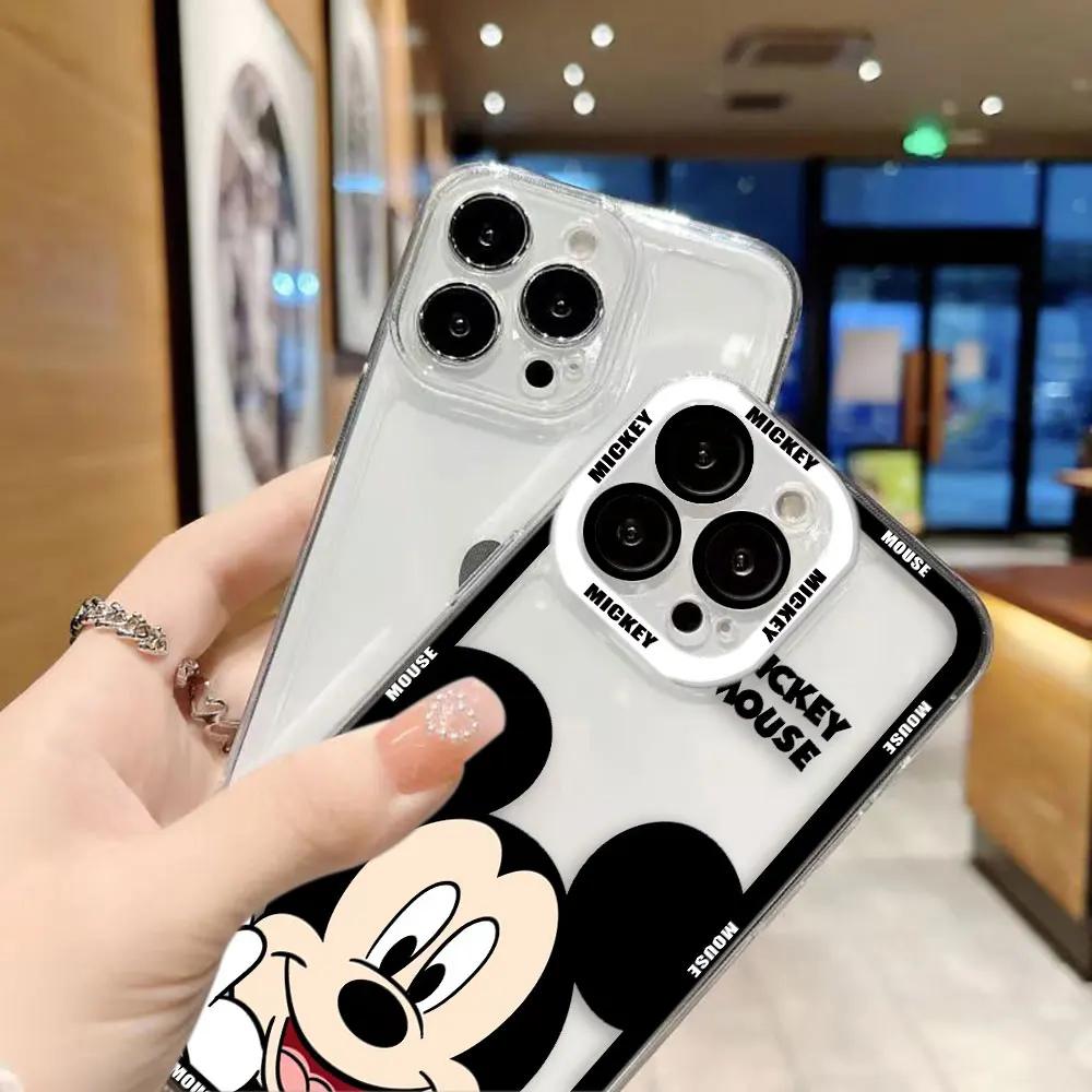 

Disney Mickey Minnie Mouse Clear Phone Case For OPPO A98 A94 A92 A79 A78 A74 A73 A60 A58 A57 A55 A54 A53 A31 A17 A16 A15 A9 Case