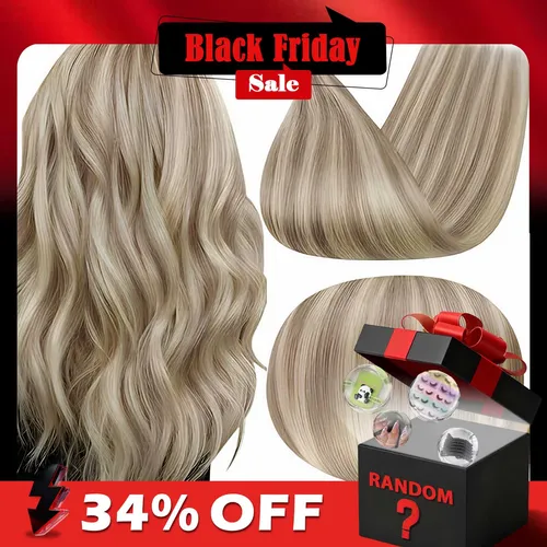 Extensiones de cabello con punta en U, brillo completo, Color Balayage de fusión, 40-50g, cuentas de pegamento de queratina, extensiones de cabello humano Remy preadheridas