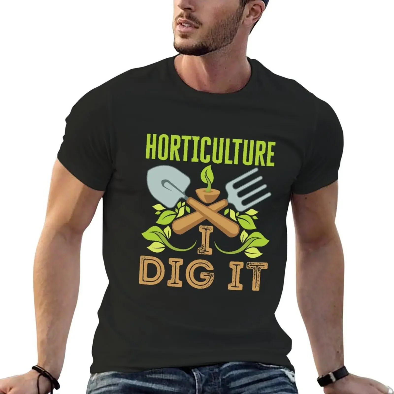 Horticulture I Dig It Agriculturalist Garden Management T-Shirt new gifts and t-shirts hippie clothes mens fashion