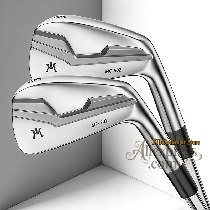 

Набор мужских клюшек для гольфа MC-502 (железные клюшки для правшей) со стальным шафтом и рукоятками, 4-9 P R/S Flex