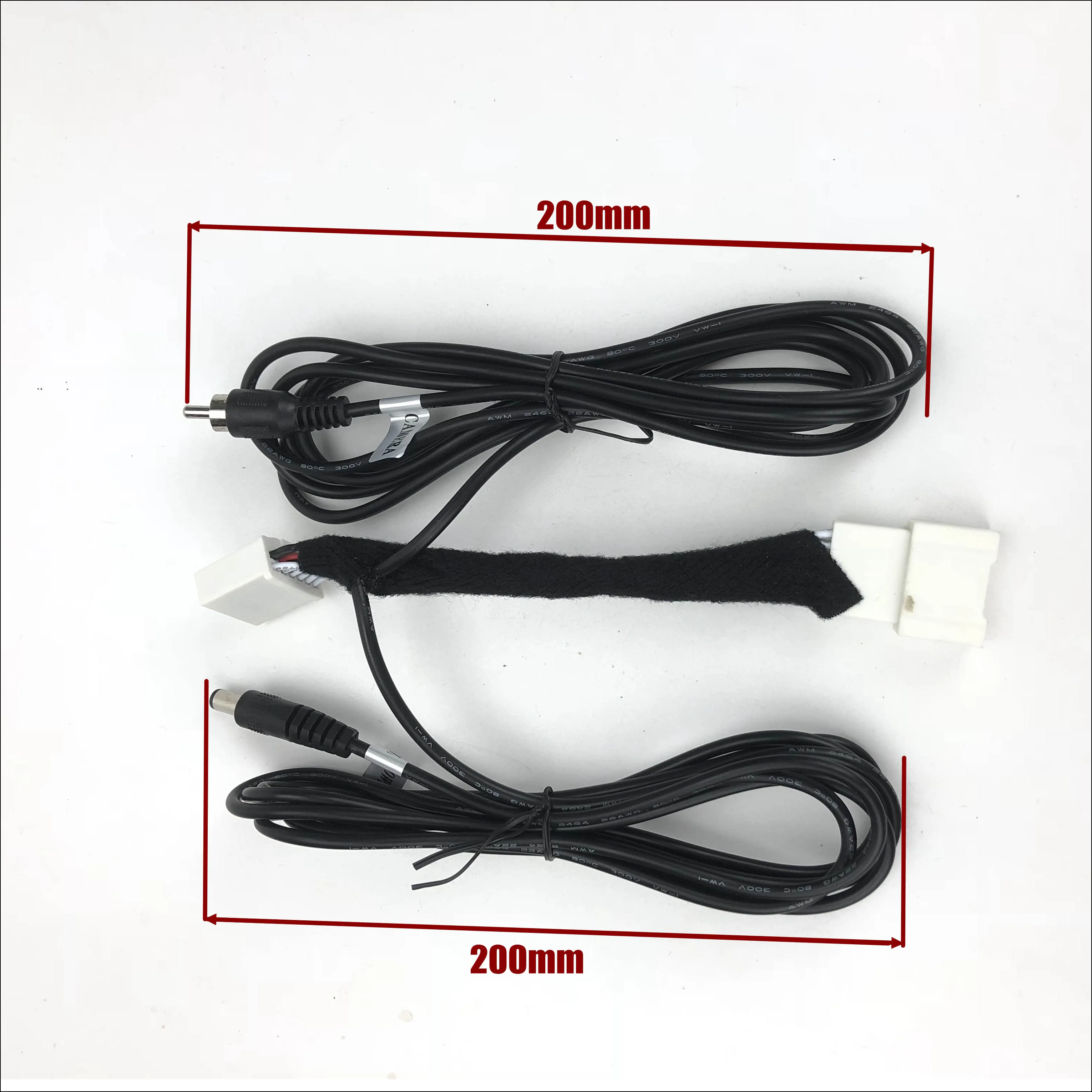 vkauto Rear View Camera RCA Video Plug Adapter Cable For Mazda 3 Axela BM Sedan 2014~2018 Work With Factory Monitor Head Unit