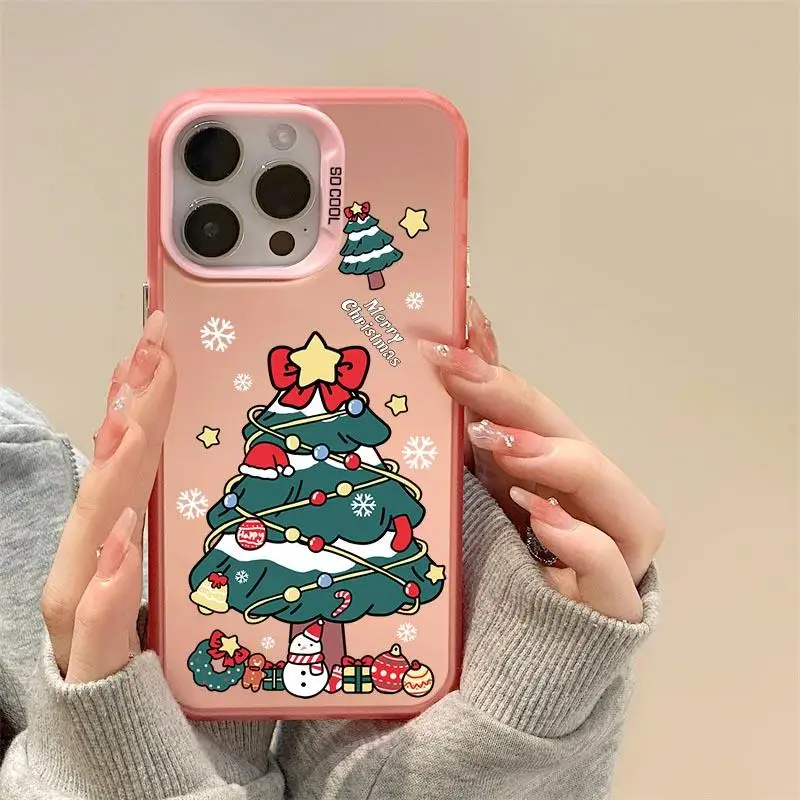 Case For Huawei MAGIC 5 6 PRO Honor X7A X8A A9A X6B X7B X9B 200 90 Lite 70 Pro X9 X5 Plus cover Matte IMD Christmas Tree Cute