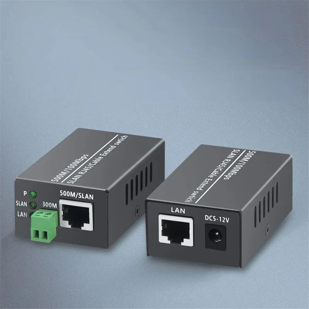 1 Uds extensor IP Ethernet sobre kit de red HD coaxial extensor de transmisión de cable coaxial EoC para cámaras CCTV de seguridad(A)