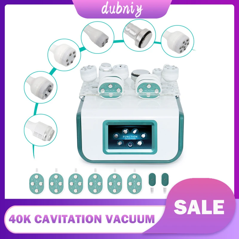 

40K Lipo 8 In 1 S Shape Fat Cavitation Vacuum Negative Pressure RF Ultrasonic System Slimming Machine