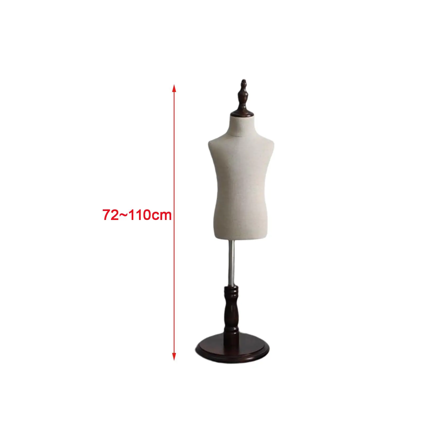 Unisex Mannequin Stand with Base and Neck Child Kids Dress Form Mannequin for Tailor Clothing Sewing Dress Dressmakers