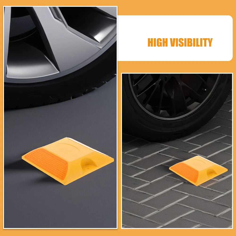 Road Reflectors 2 Pack Double Sided High Visibility Night Safety Pavement Markers for Streets Driveways