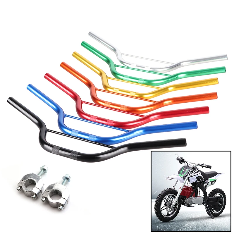 

Motorcycle 7/8" 22mm Aluminum Handlebar & Riser Clamp For 47cc 49cc 2 Stroke Motorbike Moped Dirt Pit Bike Motocross Accessories