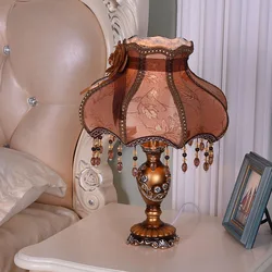 Lamp bedroom warm wedding room nightstand lamp luxury European living room decoration remote control