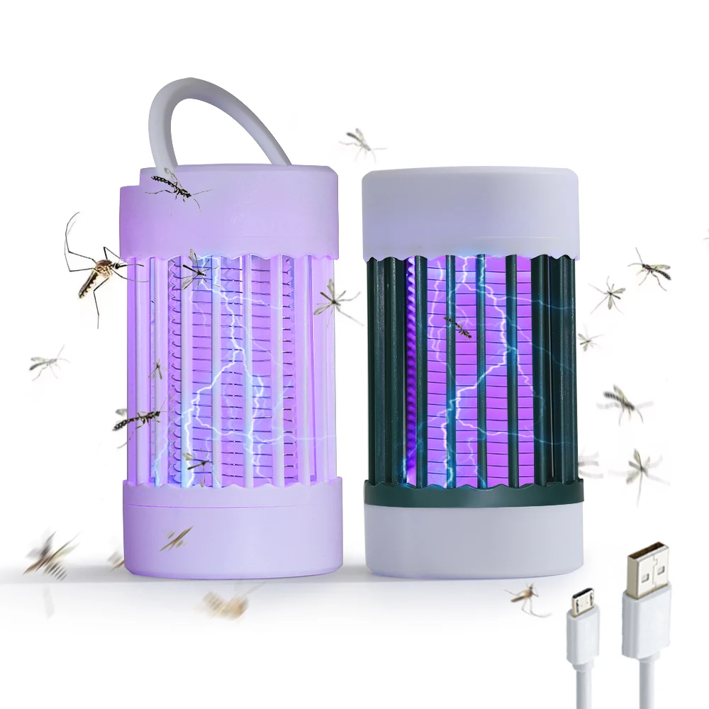 

Электрическая лампа от комаров, USB перезаряжаемая ловушка от комаров, уличная кемпинговая лампа от насекомых, репеллент от комаров