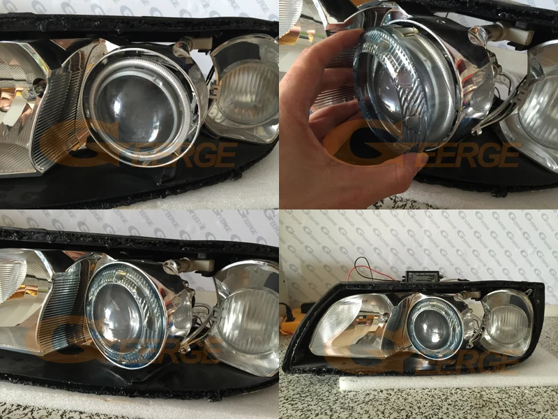 For Volvo C30 C70 2006 2007 2008 2009 Excellent Ultra Bright CCFL Angel Eyes Halo Rings Kit Car Accessories