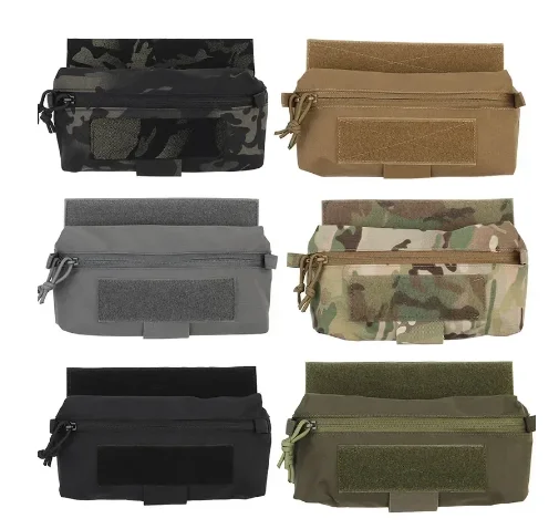 

Tactical Vest Dangler Drop Pouch Mini Abdominal Dump Drop Pouch Fanny Pack for JPC CPC LBT D3CR MK3 MK4 Plate Carrier Storage