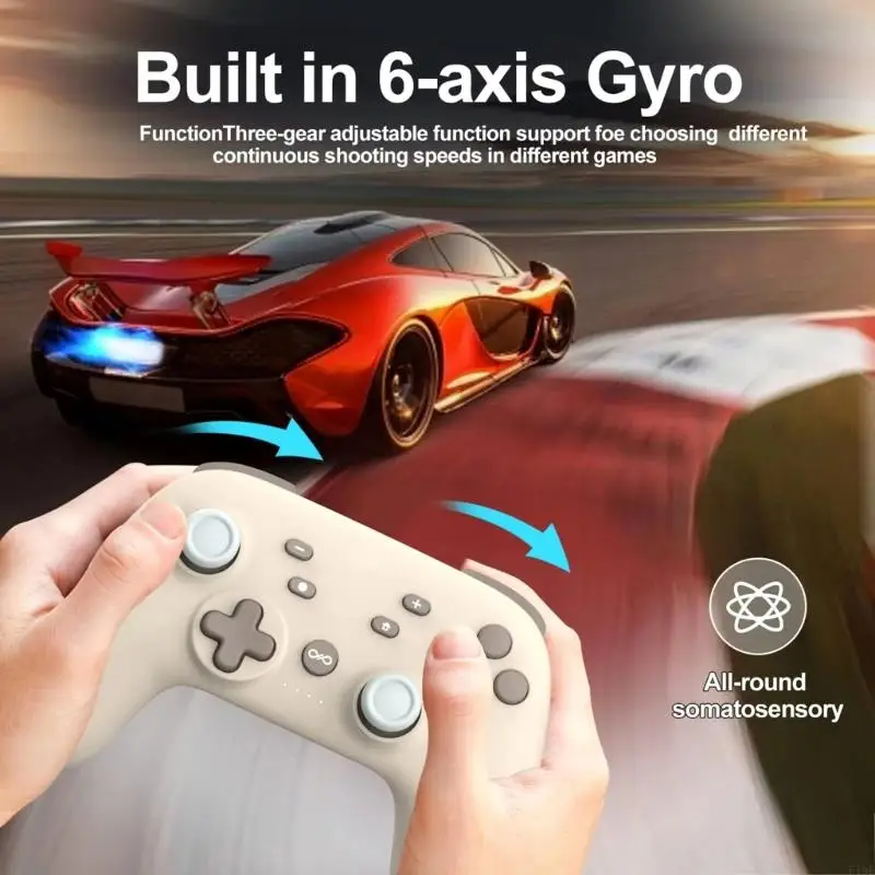 

Back Button for PXN P50 Controller with Macro Function Wireless Game Controller for PC Bluetooth-compatible Gamepad F19E