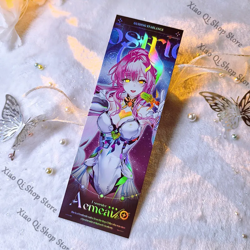 

Wuthering Waves doujin merch acrylic standing sign badge Laser ticket Double flash color paper - Aemeath collect gift
