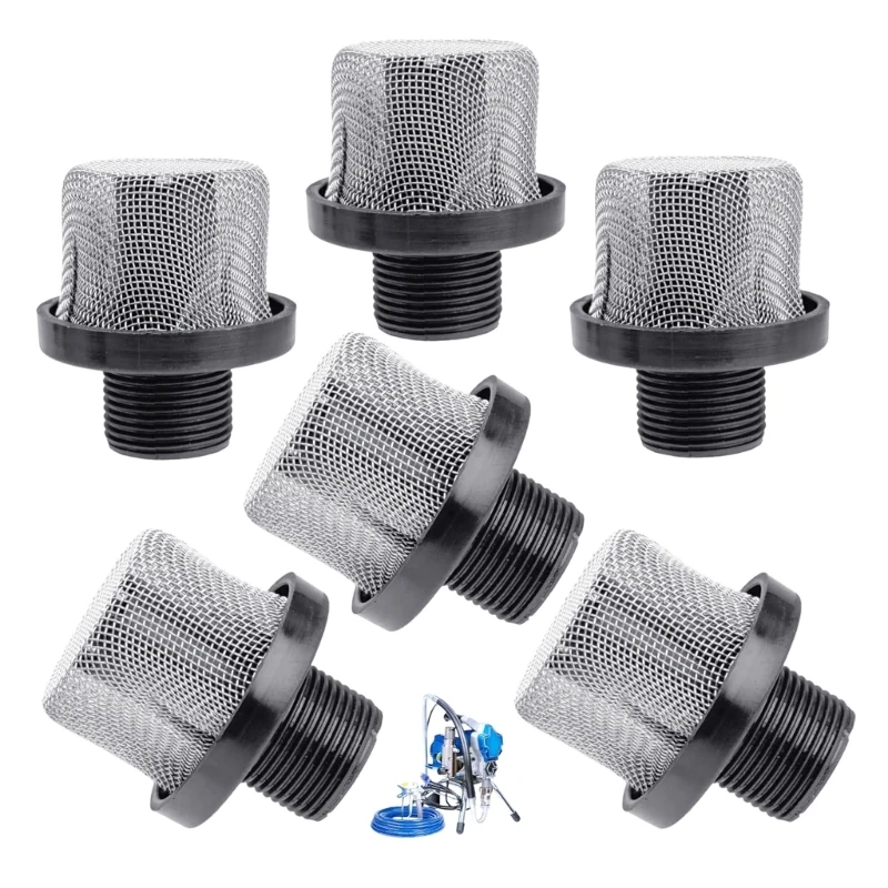 

6Pcs Inlet Suction Filters Steel Meshes for ProX9/ProX19,Paint Sprayer