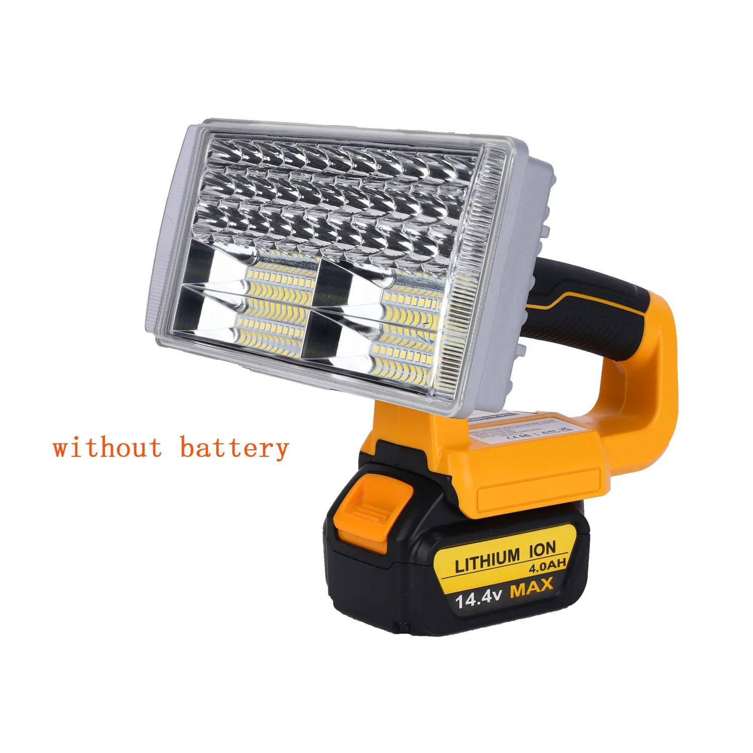 9 Cal 40W LED światło dla Dewalt DCB201 DCB200 18V akumulator litowo-jonowy odkryty LED światło robocze reflektor latarka z USB