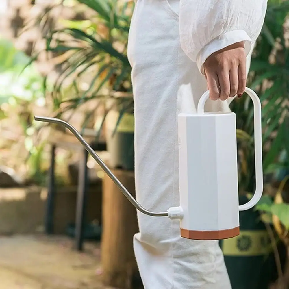 Einfache große Kapazität Pflanze Sprinkler Wasserkocher transparent lange Auslauf Bewässerung Sprüh gerät Gießkanne Garten gerät