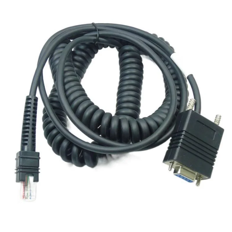 

Для ZEBRA DS/LI3608 3678 сканер пистолет телескопический пружинный кабель для передачи данных 3 м/5 м последовательный порт 5 В/12 В адаптер питания аксессуары