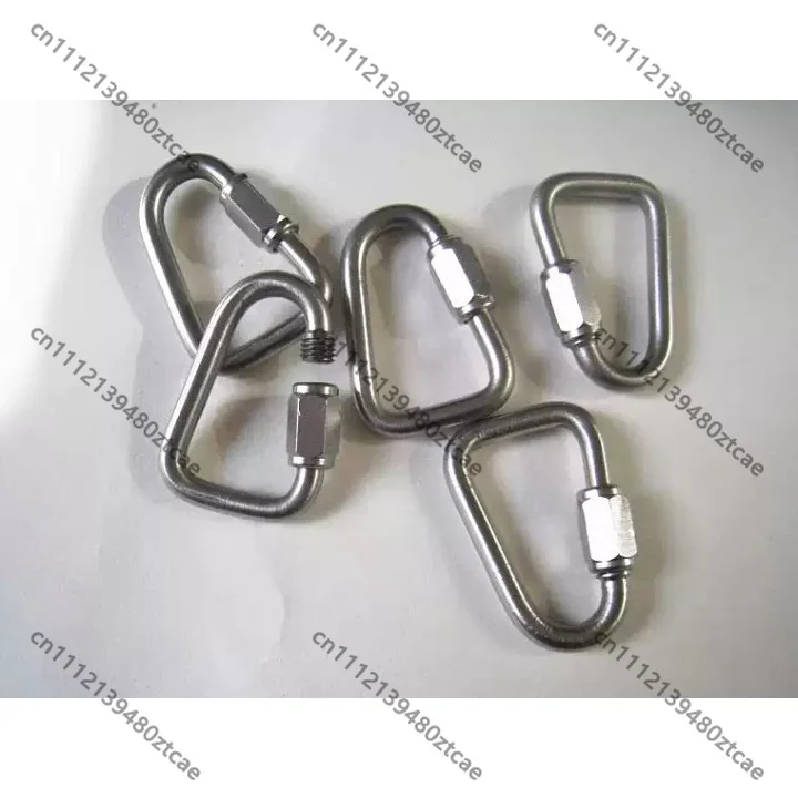 High‑Strength Alloy Steel Triangle Buckle Quick Hook Heavy‑Duty Backpack Webbing Connection Hardware