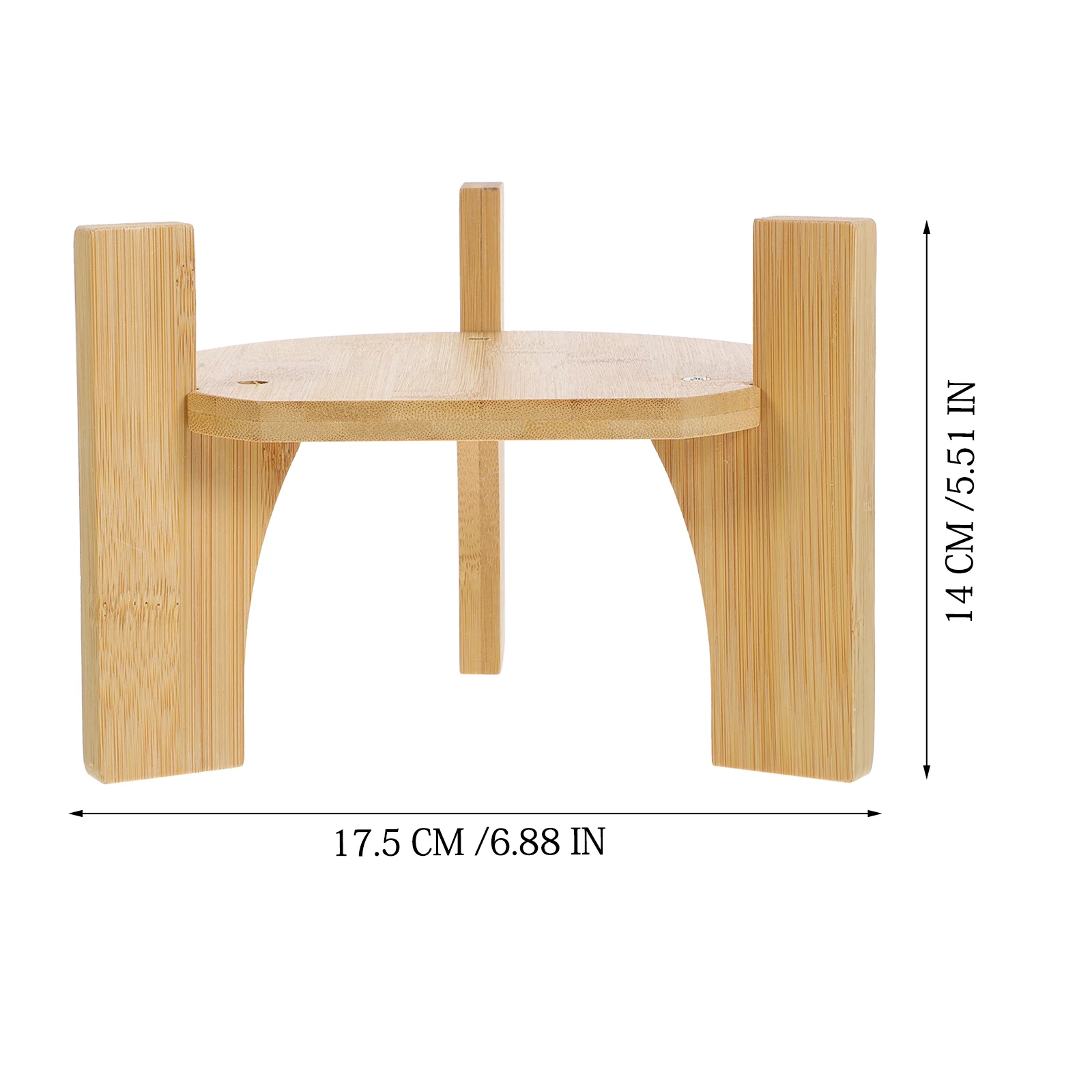 

Bamboo Beverage Dispenser Stand Sturdy Water Dispenser Base for Home Use Plant Vase Display Stand Plant Stands Indoor