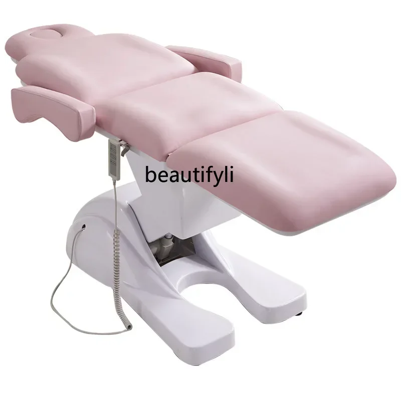 Electric cosmetic, multifunctional lift bed folding tattoo bed dental outpatient examination bed