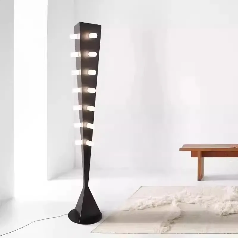 Modern LED Floor Lamp Simple Living Room Hall Vertical Light Creative High End Edge Decoration Designer Style