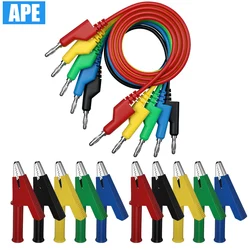 Multimeter Test Leads with Alligator Clips , Electrical Test Equipment, Electromechanical Performance, 1 Set 15pcs，High quality