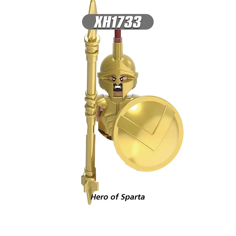 X0316 Spartaanse vrouw krijger Ridders Hoospitaller Held van Sparta Roman Centurion Bouwsteen jongen verjaardag speelgoed