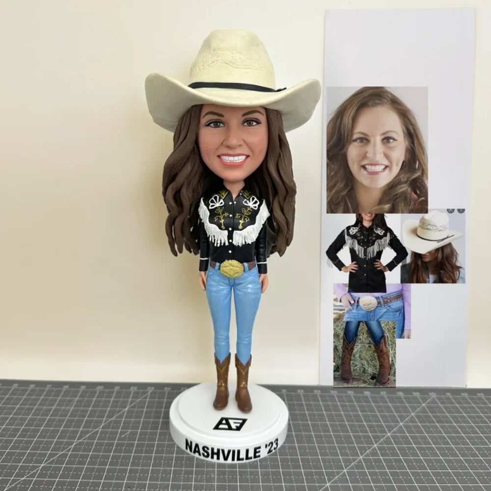 Custom Bobbleheads Cosplay Cowboy, Personalized Handmade Gifts For girlfriend, Unique Birthday,Anniversary Gifts For girlfriend