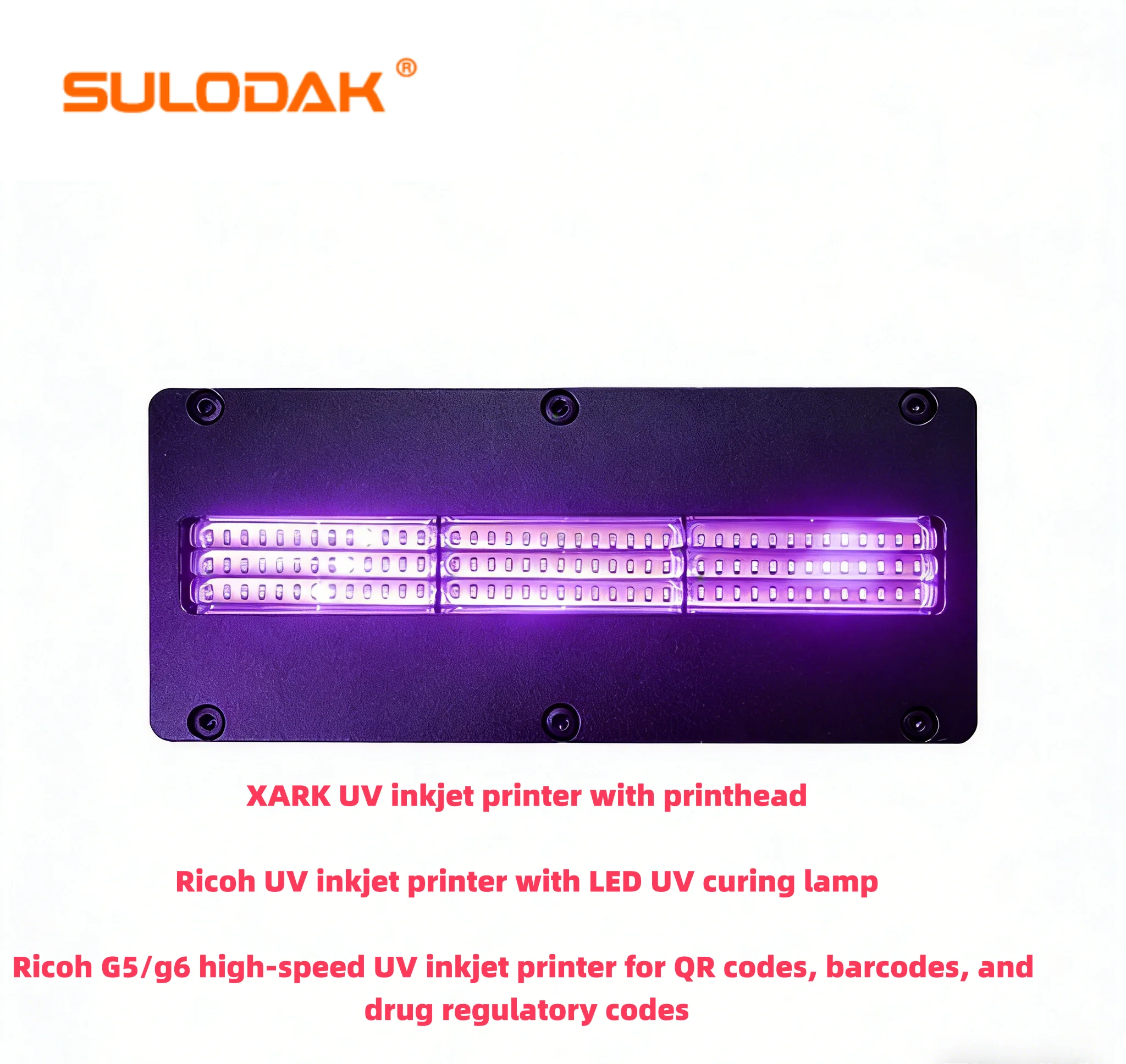 High Power Water Cooled Curing Drying Lamp for G5 G6 Epson I3200 5th 7th Gen Dual Row Printhead UV Printer LED UV Varnish Lamp